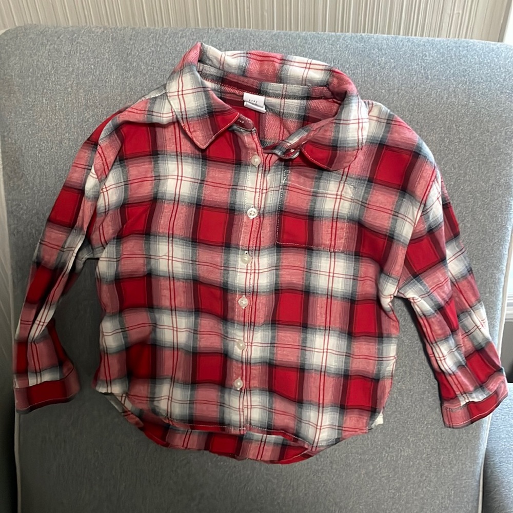 Baby Gap red flannel 4 toddler